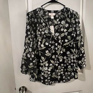 Floral printed blouse